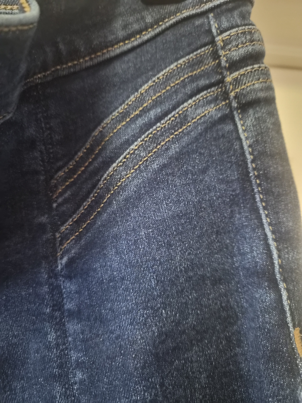 Express Dark Blue Flare Jeans - Picture 5 of 8
